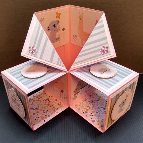 Icedimagescards On Instagram Triple Pop Up Cube Box Card
