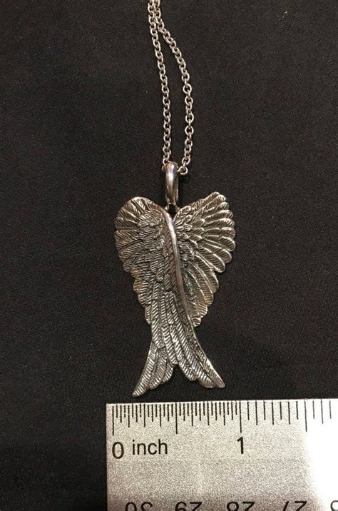 Silver Angel Wing Necklace Silver Angel Wings 925 Silver Sterling