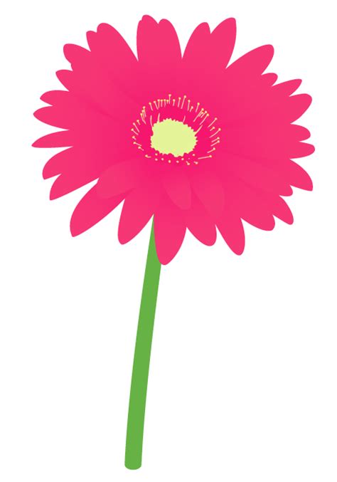 ガーベラの花～かわいい無料のフリーイラスト素材集