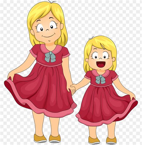 Raphic Freeuse Download Brother Sister Clipart Two Sisters Holding Hands Clipart Png Image