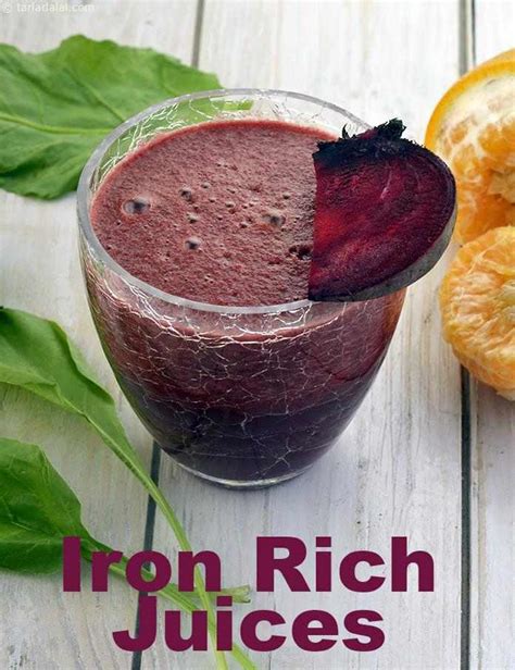 Iron Rich Juices, High Iron Indian Juice Recipes