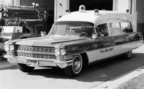 Cadillac Ambulance Piqua Flower Car Emergency Vehicles Fire Dept