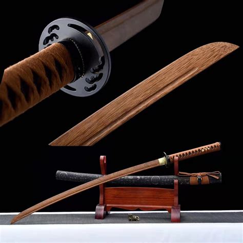 Handmade Crafts Wooden Katana Handmade Wooden Sword Training Swordred