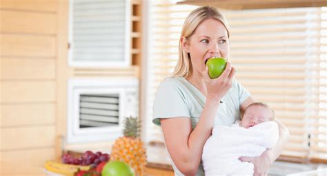 It can also stop ovulation. Diet for a healthy breastfeeding mom | BabyCenter