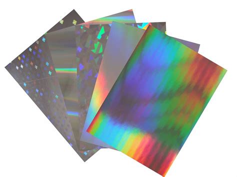 Iridescent Paper Iridescent Holographic Art