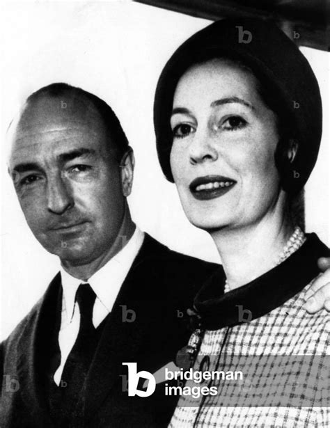 British Minister Of War John Profumo And Wife Valerie Hobson Early 1960s