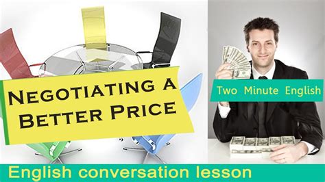 Negotiating A Better Price Business English Lesson Youtube
