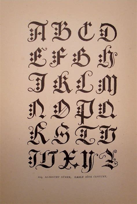 Letras Goticas Para Tatuajes Estilos De Letras Tipos De Letras Abecedario