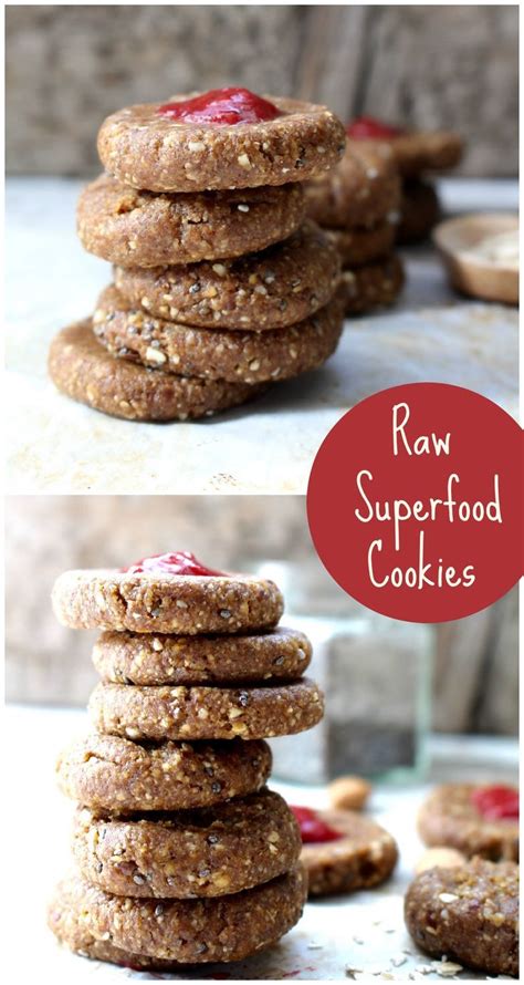 Each of these recipes is packed with superfoods that will not only add flavor but will also boost the nutritional value. Raw Superfood Cookies - | Raw vegan desserts, Vegan ...