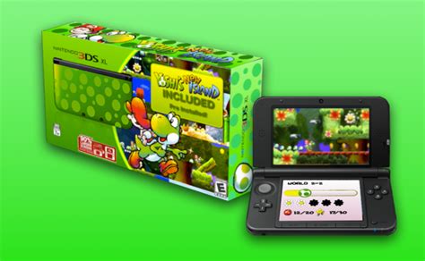 Las mejores videoconsolas de 8ª generacion para los ninos etapa. Yoshi's New Island 3DS XL Bundle Nintendo 3DS Box Art ...