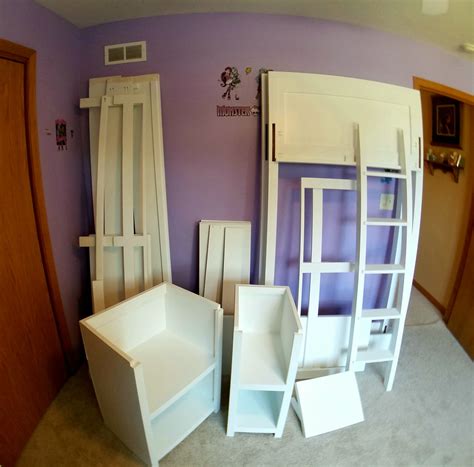 Touch device users, explore by touch or with swipe gestures. Loft bed | Ana White