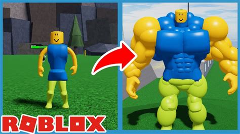 Becoming The Biggest Size Noob In Roblox Mega Noob Simulator Youtube