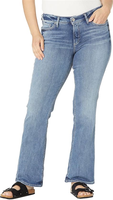 Silver Jeans Co Plus Size Suki Mid Rise Curvy Fit Bootcut Jeans In