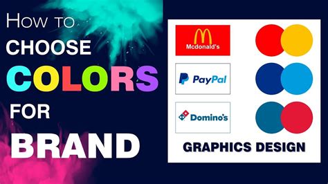 How To Choose Colors For Brand Color Concept In Graphics Design
