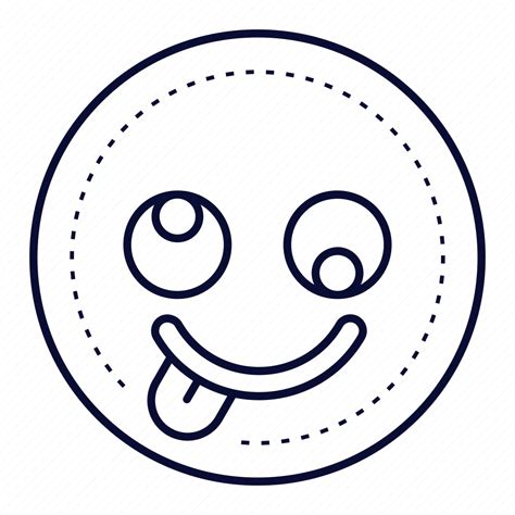 Crazy Emoji Emoticon Silly Icon Download On Iconfinder