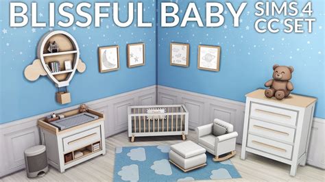 Sims 4 Blissful Baby Nursery Set For Infants Sims 4 Cc By Kate