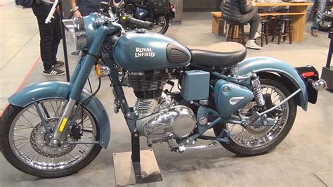 Royal Enfield Classic Squadron Blue 2017 Exterior And Interior Youtube