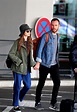 Lily Collins and New Boyfriend Charlie McDowell - Arriving in Paris 09 ...