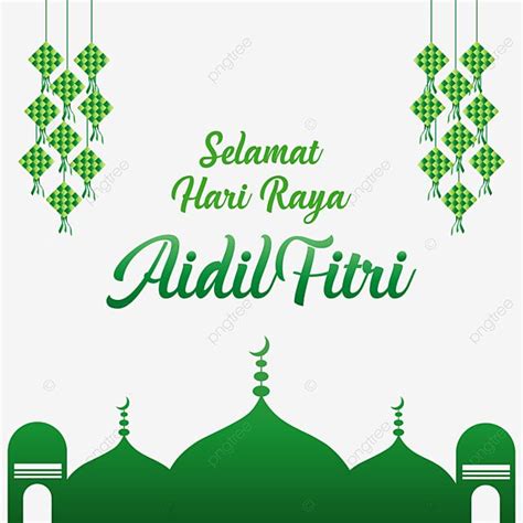 Hari Raya Aidilfitri Vector Hd Png Images Modern Selamat Hari Raya