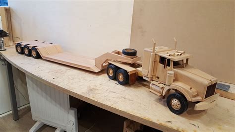 Wooden Toy Trucks Handcrafted Miniatures For Playtime