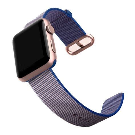Nylon strap for apple watch. Apple Watch 42mm Woven Nylon Band Strap (Gold Red ...