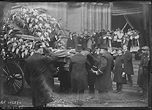 22 de enero de 1927, funeral de la emperatriz Carlota, en la iglesia de ...