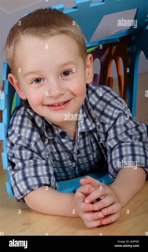 Three Year Old Boy Stock Photo Alamy