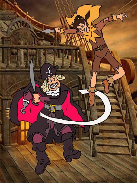 Peter Pan Vs Captain Hook By Matropolis86 On Deviantart