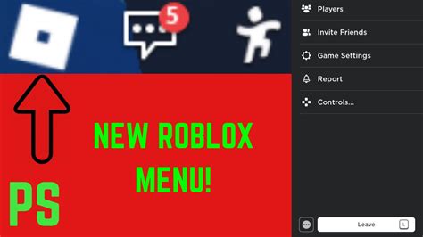 New Roblox Menu New Roblox Update Youtube