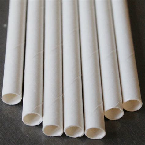 Plain Coloured Paper Straws By Pearl And Earl
