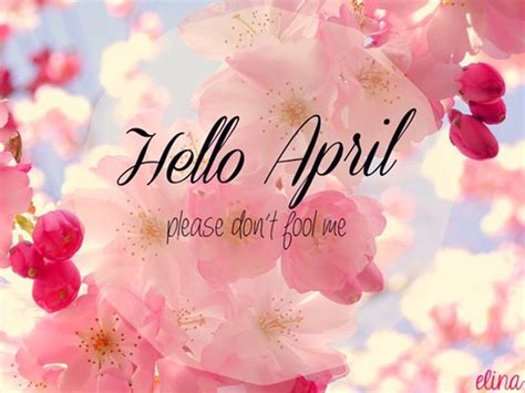 Hello April Images Pictures Photos Wallpapers Clipart Birth Flower For