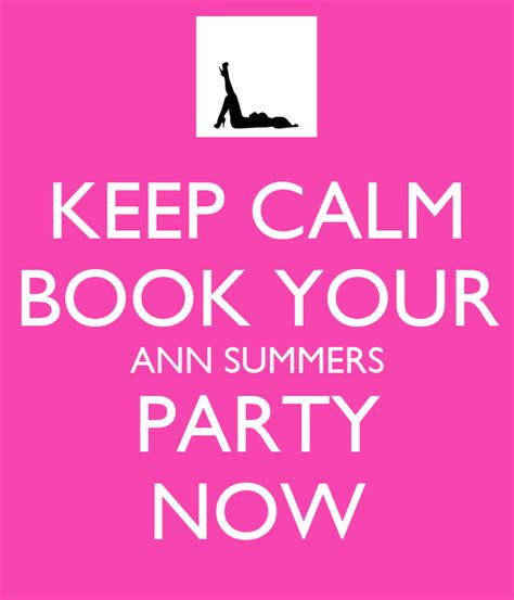Keep Calm Book Your Ann Summers Party Now Poster Natalie Keep Calm O Matic