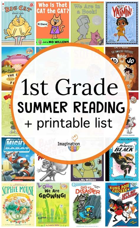 1st Grade Summer Reading List Of Books Books For 1st Graders First