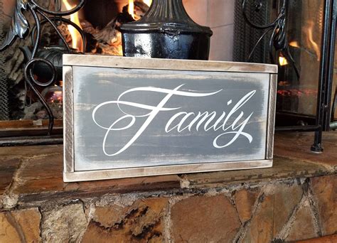 family-sign-rustic-wooden-family-sign-farmhouse-framed-family-sign-modern-farmhouse-decor
