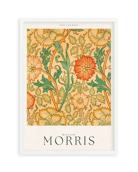 Buy Pink And Rose By William Morris Wall Art Print Olive Et Oriel