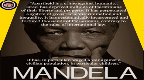 The Spirit Of Nelson Mandela In Palestine Is His Real Legacy Being