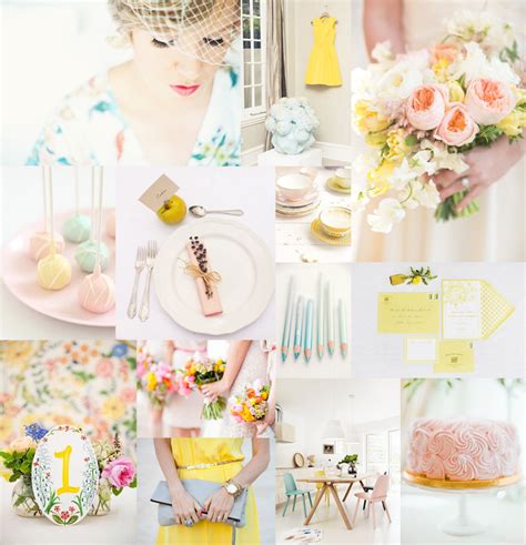 Pastel Wedding Colors Elizabeth Anne Designs The