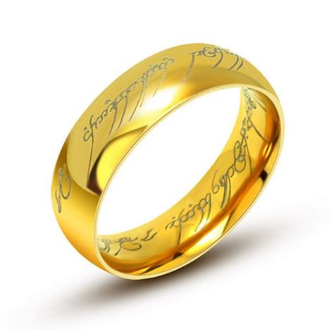 Stainless Steel Lord Of The Rings Ring Of Power Lord Of The Rings The