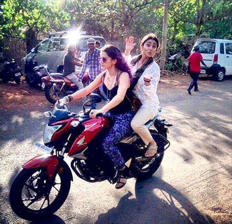 check out taapsee pannu rides bike for her upcoming film tadka bollywood hungama