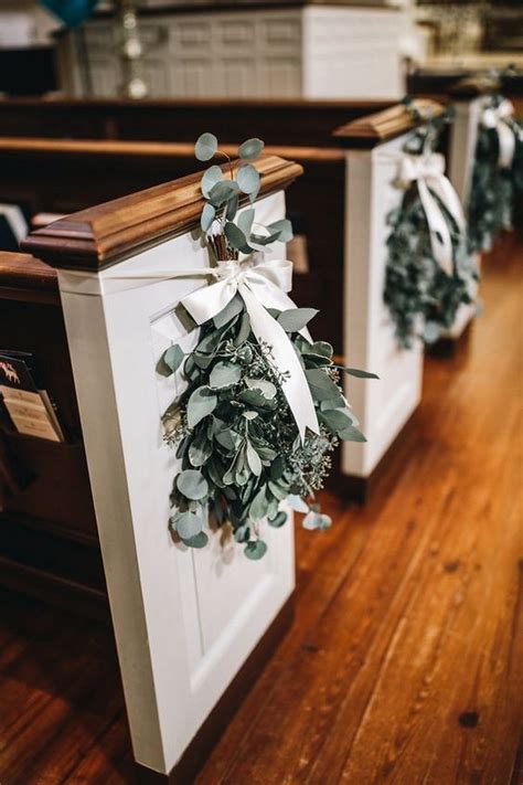 18 Church Pew Ends Wedding Aisle Decoration Ideas To Love Emma Loves