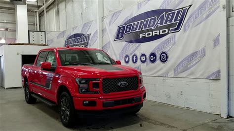 2018 Ford F 150 Supercrew Lariat Sport Special Edition Pkg Race Red Overview Boundary Ford