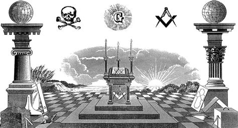 Masonic Symbolism Pillars Square And Compass Occult Symbols Masonic