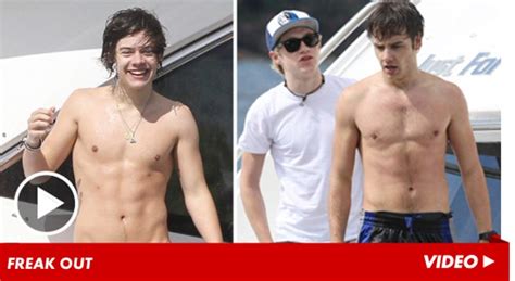 One Direction Hunks Topless Beer Chugging Creates Sensory Overload