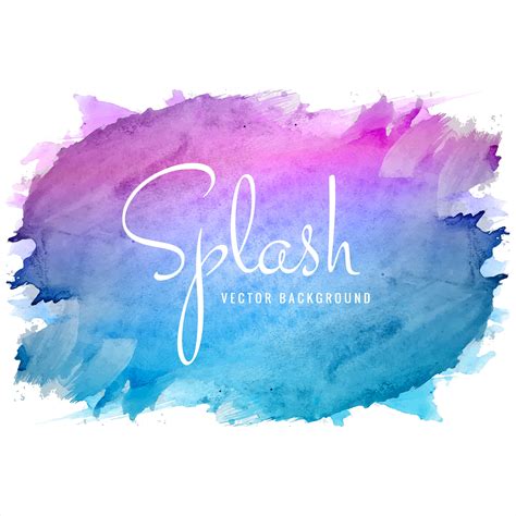 Abstract Hand Drawn Watercolor Splash Colorful Background 245412 Vector