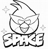 Dibujos para colorear: Angry Birds Space imprimible, gratis, para los ...
