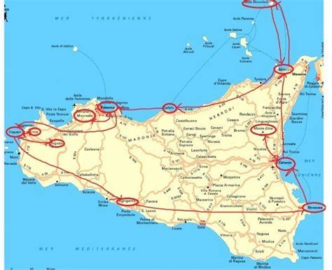 SICILE Itinéraire de 2 semaines Bulles de voyages Voyage sicile