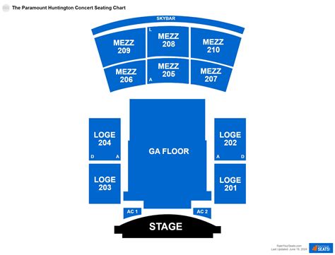 The Paramount Huntington Seating Charts - RateYourSeats.com