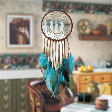 Handmade Dream Catcher Craft Vintage Wall Room Hanging Decor Ornament   Feathers | eBay