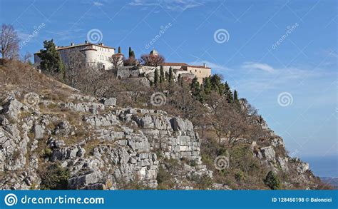 Gourdon France Stock Photo Image Of Church Stones 128450198