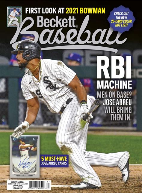 Beckett Baseball Magazine Subscription Magazine